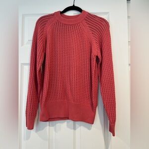 Varley Knit Sweater in Coral